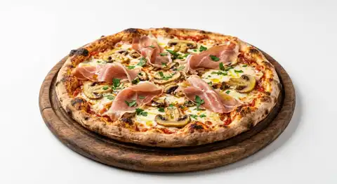 Pizza Prosciutto e Funghi